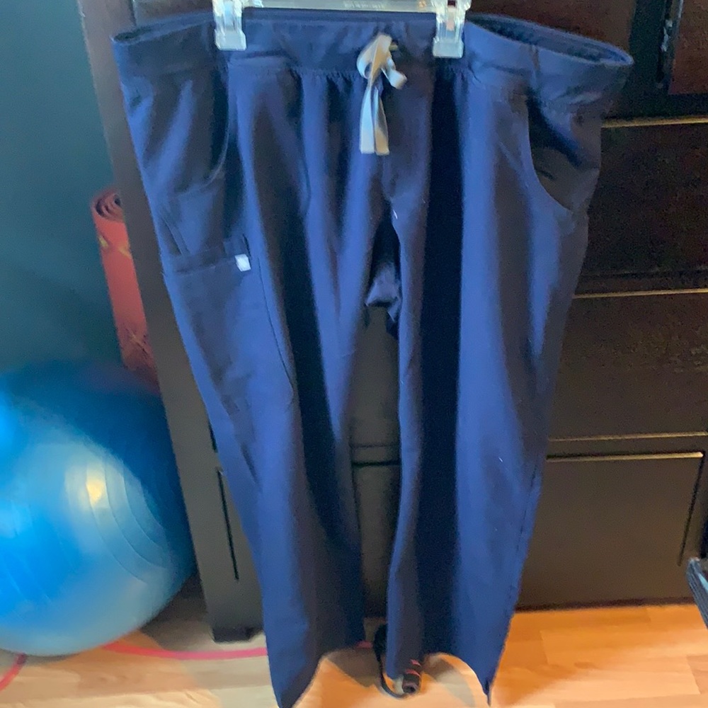 Xxl navy blue fig Cade scrub pants